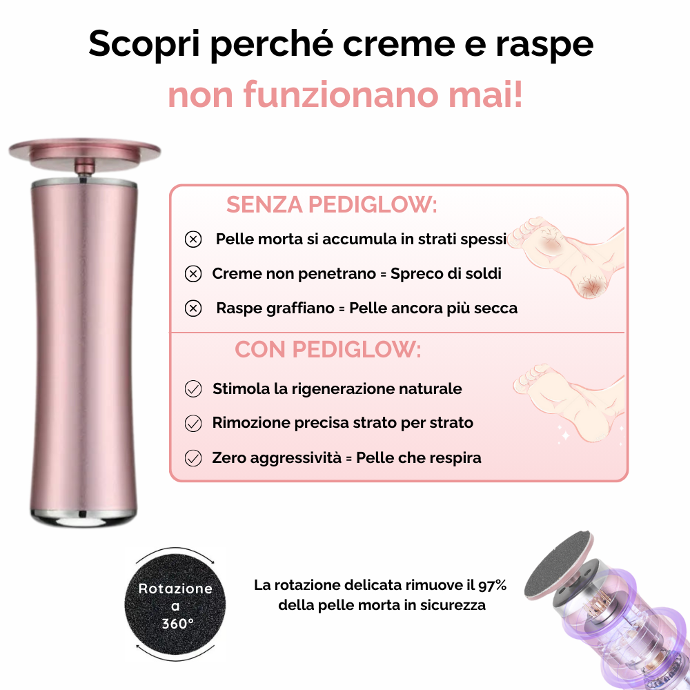 PediGlow™ Pro - Rimuovi Calli per Sempre