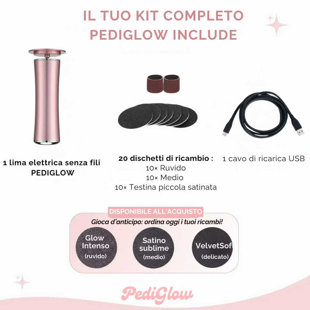 PediGlow™ Pro - Rimuovi Calli per Sempre
